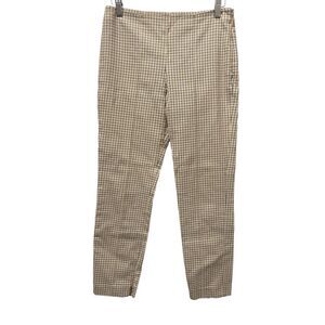 Theory Alettah ainsley check cropped pants size 0